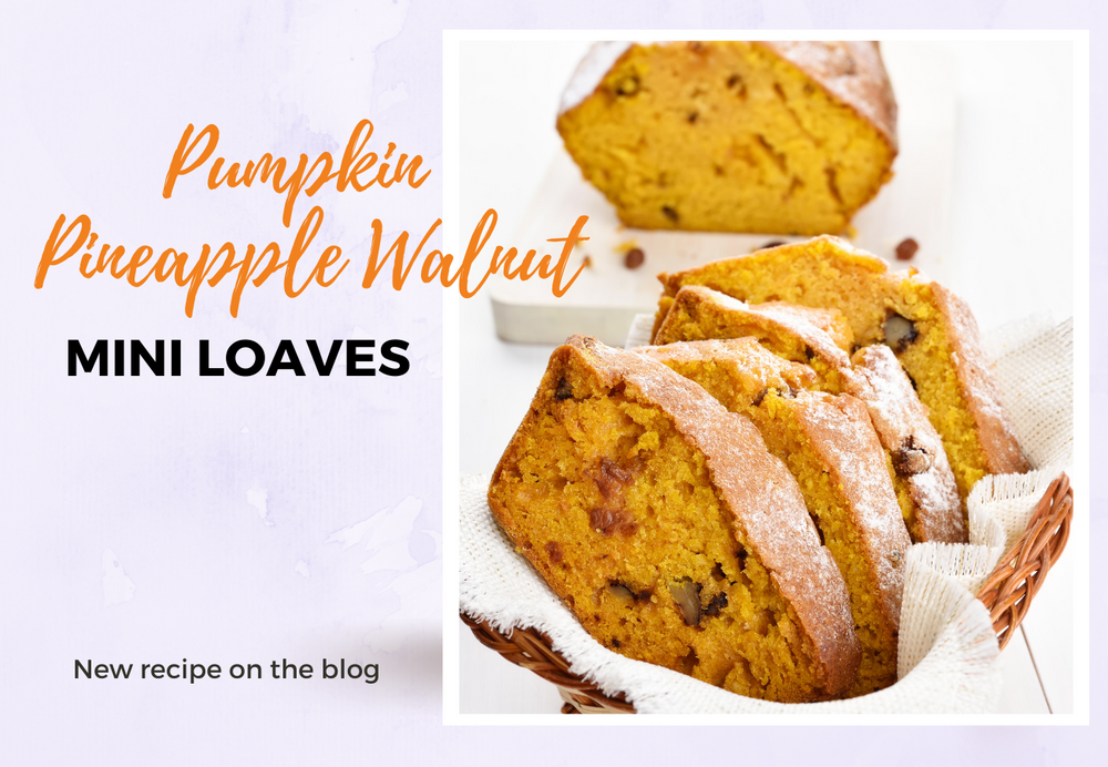 Pumpkin Pineapple Walnut Mini Loaves Recipe