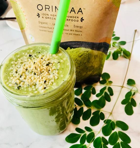 Moringa Hemp Seed Smoothie