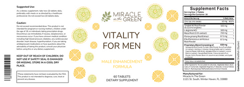 Vitality Boost For Men (Male Enhancement Formula)