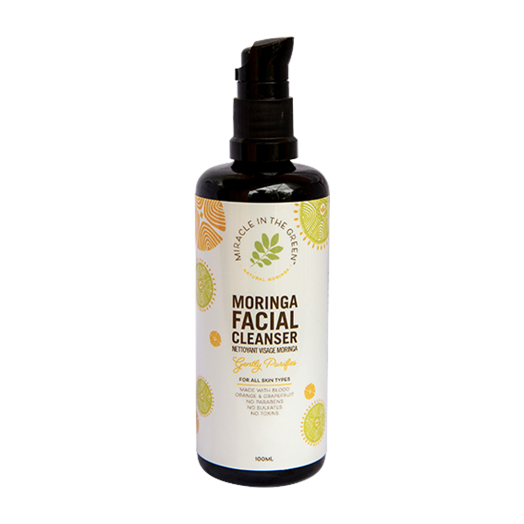 Hydrating &amp; Brightening Moringa Facial Cleanser Face Wash